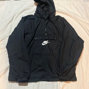 Nike quarter zip hooded windbreaker
